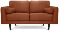 Habitat Jackson Leather 2 Seater Sofa - Tan