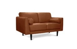 Habitat Jackson Leather 2 Seater Sofa - Tan -Habitat 9206692 R Z002A