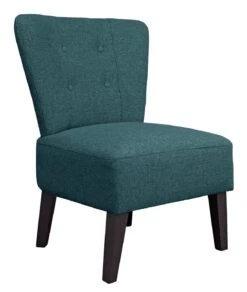 Habitat Delilah Fabric Cocktail Chair - Teal 12 Habitat Delilah Fabric Cocktail Chair - Teal -Habitat 9213135 R Z004A