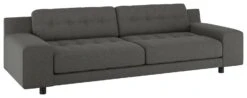 Habitat Hendricks Fabric 4 Seater Sofa - Charcoal -Habitat 9219933 R Z008A