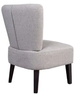 Habitat Delilah Fabric Cocktail Chair - Light Grey -Habitat 9221433 R Z003A