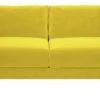 Habitat Hyde Velvet 3 Seater Sofa - Yellow