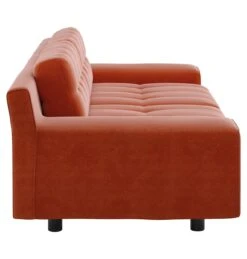 Habitat Hendricks Velvet 3 Seater Sofa - Orange 12 Habitat Hendricks Velvet 3 Seater Sofa - Orange -Habitat 9299166 R Z004A
