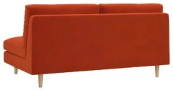 Habitat Teo Velvet 2 Seater Sofa - Orange -Habitat 9303382 R Z003A
