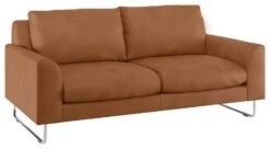 Habitat Lyle Leather 2 Seater Sofa - Tan 13 Habitat Lyle Leather 2 Seater Sofa - Tan -Habitat 9325171 R Z008A