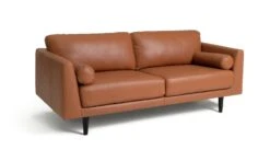 Habitat Jackson Leather 3 Seater Sofa - Tan 15 Habitat Jackson Leather 3 Seater Sofa - Tan -Habitat 9335147 R Z002A