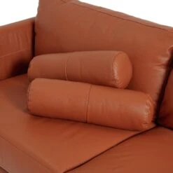 Habitat Jackson Leather 3 Seater Sofa - Tan 19 Habitat Jackson Leather 3 Seater Sofa - Tan -Habitat 9335147 R Z006A