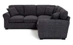 Habitat Lisbon Fabric Corner Sofa - Charcoal -Habitat 9346583 R Z004A