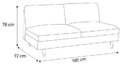 Habitat Teo Velvet 3 Seater Sofa - Charcoal -Habitat 9395730 R E001