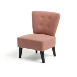 Habitat Delilah Fabric Cocktail Chair - Pink 11 Habitat Delilah Fabric Cocktail Chair - Pink -Habitat 9397336 R Z002A