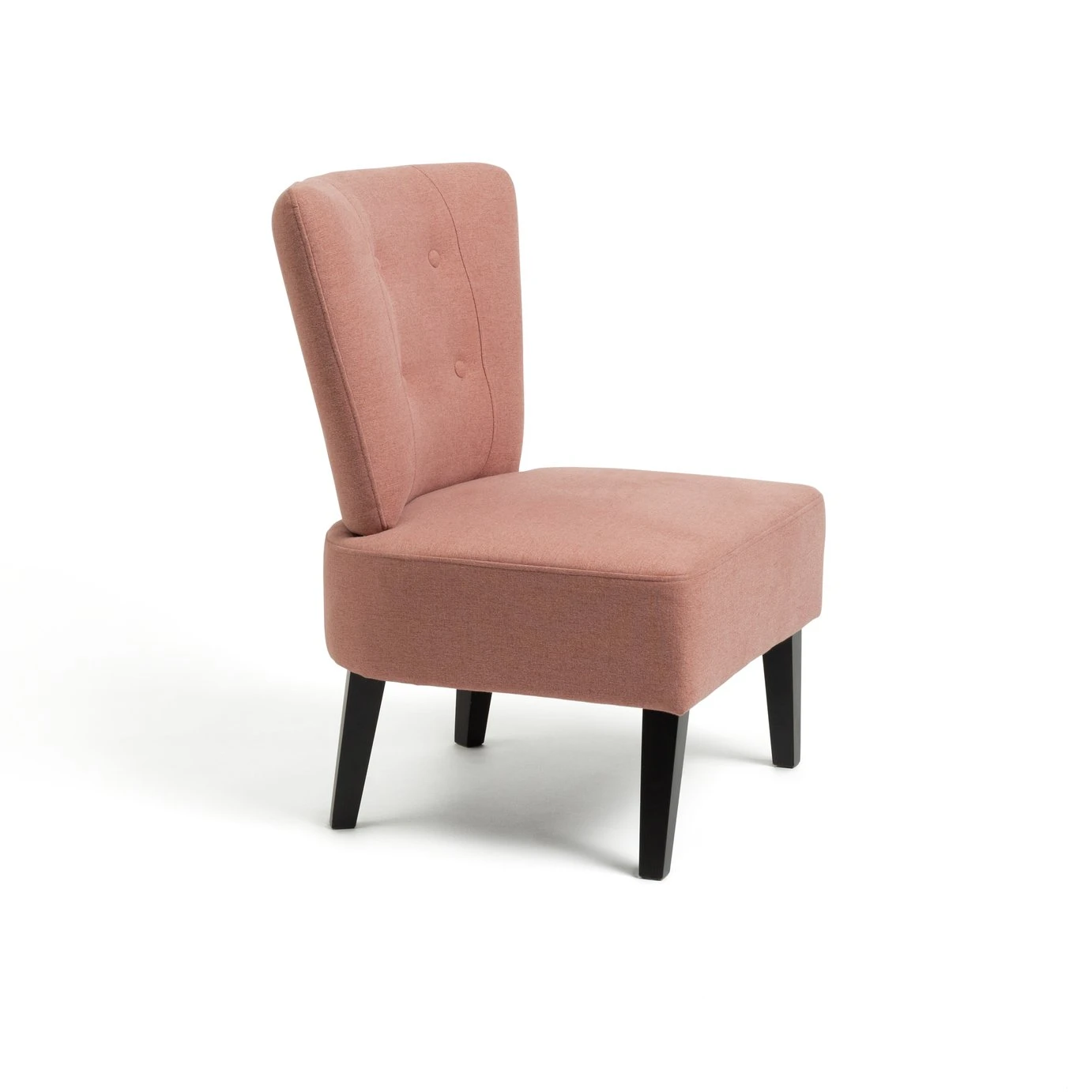 Habitat Delilah Fabric Cocktail Chair - Pink 6 Habitat Delilah Fabric Cocktail Chair - Pink - Image 6
