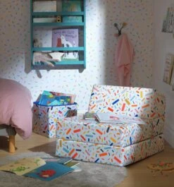 Habitat Kids Zowie Confetti Fabric Chair Bed