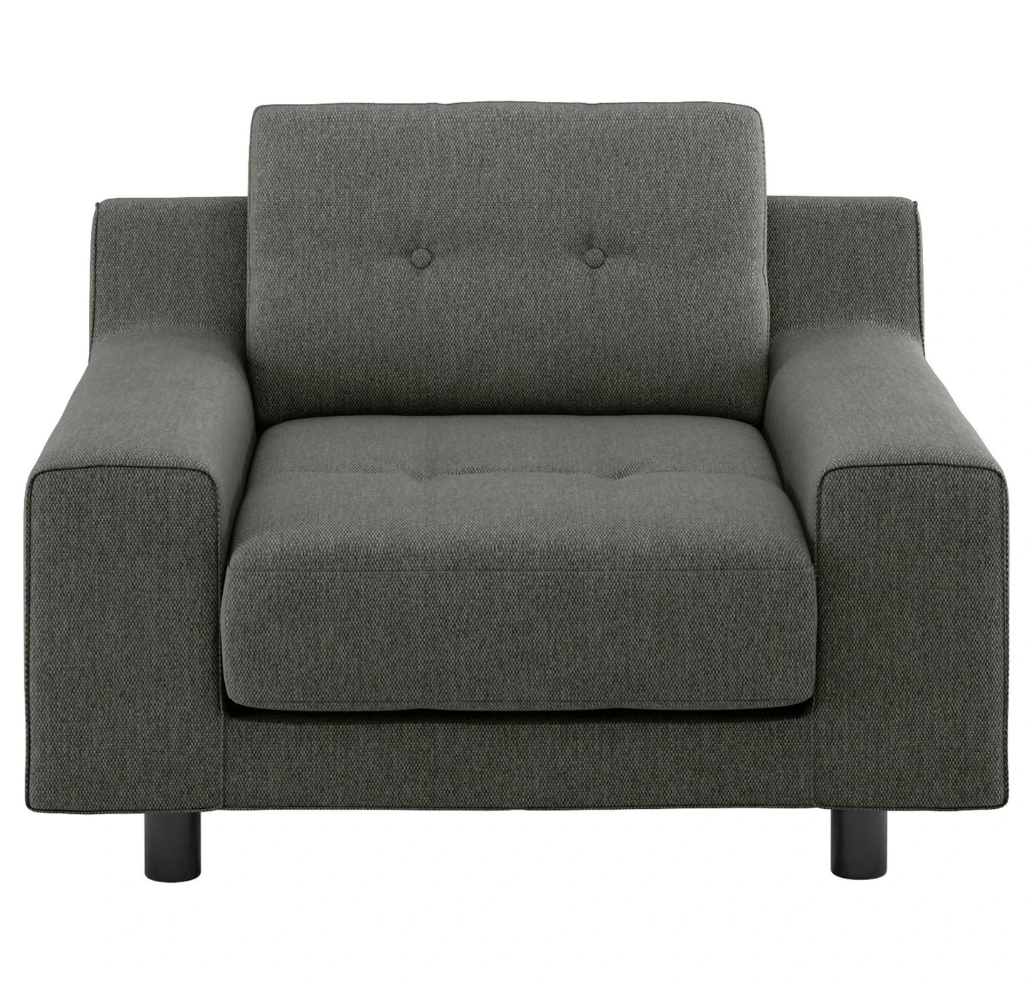 Habitat Hendricks Fabric Armchair - Charcoal 1 Habitat Hendricks Fabric Armchair - Charcoal