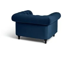 Habitat Chesterfield Velvet Armchair - Blue 15 Habitat Chesterfield Velvet Armchair - Blue -Habitat 9449325 R Z003A