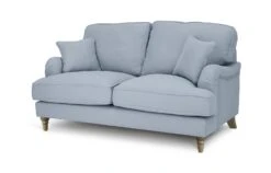 Habitat Matilda Velvet 2 Seater Sofa - Light Blue -Habitat 9462962 R Z004A