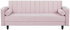 Habitat Preston Clic Clac Velvet Sofa Bed - Pink