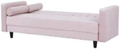 Habitat Preston Clic Clac Velvet Sofa Bed - Pink 21 Habitat Preston Clic Clac Velvet Sofa Bed - Pink -Habitat 9478255 R Z003A