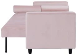 Habitat Preston Clic Clac Velvet Sofa Bed - Pink 22 Habitat Preston Clic Clac Velvet Sofa Bed - Pink -Habitat 9478255 R Z004A