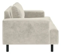 Habitat Julien Velvet 2 Seater Sofa - Natural -Habitat 9484421 R Z004A