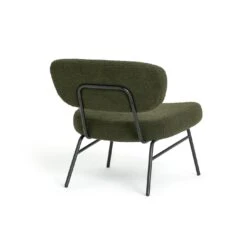 Habitat Cole Boucle Accent Chair - Khaki -Habitat 9488135 R Z003A