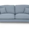 Habitat Matilda Velvet 3 Seater Sofa - Light Blue
