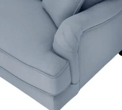 Habitat Matilda Velvet 3 Seater Sofa - Light Blue -Habitat 9488276 R Z006A