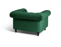 Habitat Chesterfield Velvet Armchair - Green 12 Habitat Chesterfield Velvet Armchair - Green -Habitat 9491641 R Z003A
