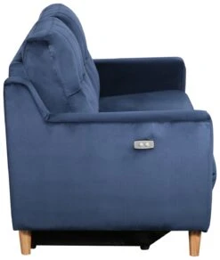Habitat Emerson Velvet 2 Seater Recliner Sofa - Navy Blue 15 Habitat Emerson Velvet 2 Seater Recliner Sofa - Navy Blue -Habitat 9494318 R Z003A