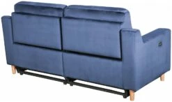 Habitat Emerson Velvet 2 Seater Recliner Sofa - Navy Blue 16 Habitat Emerson Velvet 2 Seater Recliner Sofa - Navy Blue -Habitat 9494318 R Z004A