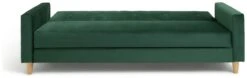 Habitat Brooks Clic Clac Storage Fabric Sofa Bed - Green 20 Habitat Brooks Clic Clac Storage Fabric Sofa Bed - Green -Habitat 9504466 R Z006A