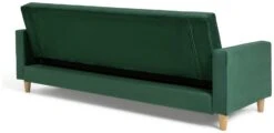 Habitat Brooks Clic Clac Storage Fabric Sofa Bed - Green 21 Habitat Brooks Clic Clac Storage Fabric Sofa Bed - Green -Habitat 9504466 R Z007A