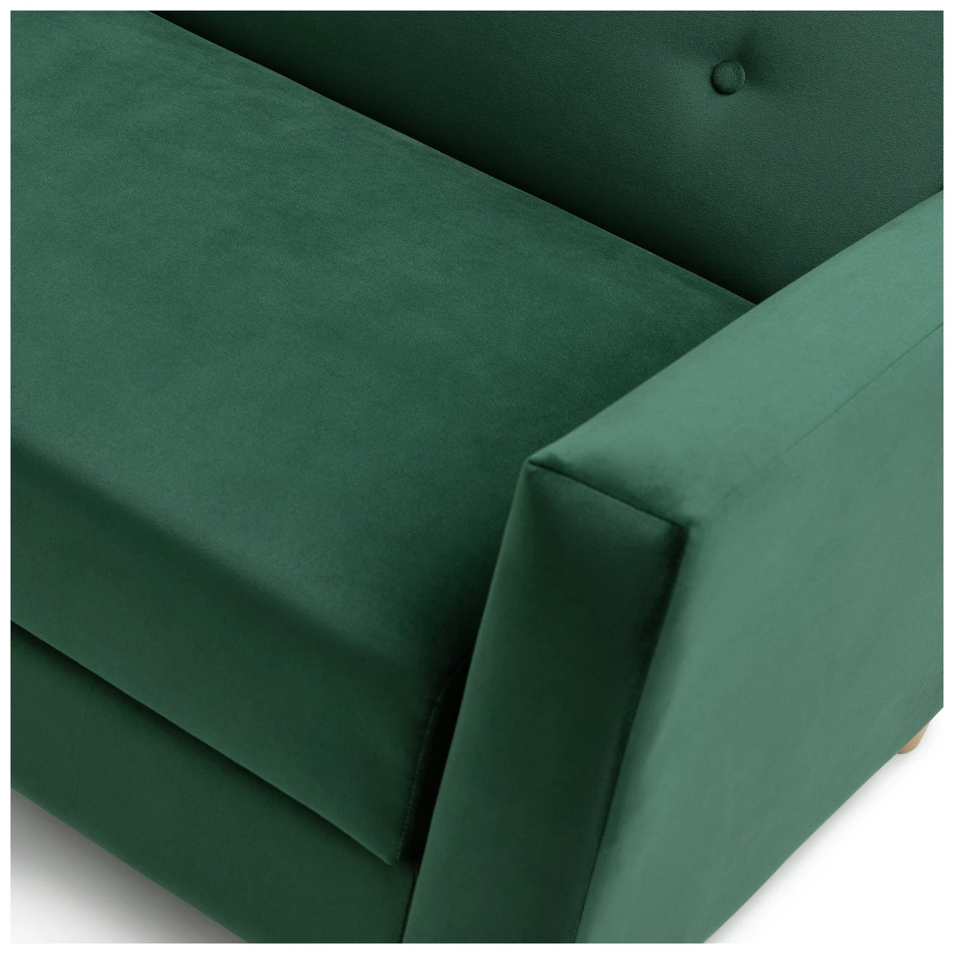 Habitat Brooks Clic Clac Storage Fabric Sofa Bed - Green 12 Habitat Brooks Clic Clac Storage Fabric Sofa Bed - Green - Image 12