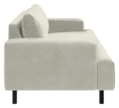 Habitat Julien Velvet 3 Seater Sofa - Natural -Habitat 9520127 R Z004A