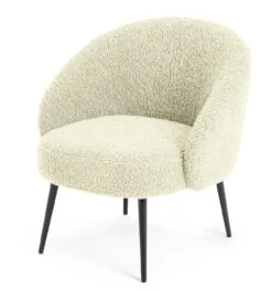 Habitat Ash Boucle Accent Chair - Cream -Habitat 9525380 R Z002A