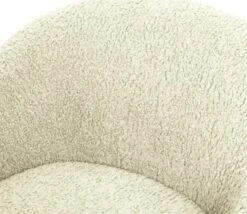 Habitat Ash Boucle Accent Chair - Cream -Habitat 9525380 R Z005A