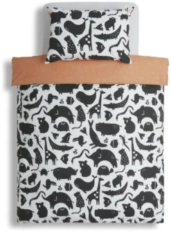 Habitat Kids Pure Cotton Twin Pack Bedding Set - Toddler 15 Habitat Kids Pure Cotton Twin Pack Bedding Set - Toddler -Habitat 9536551 R Z002A