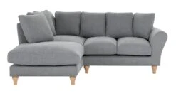 Habitat Carrie Fabric Left Hand Corner Chaise Sofa - Grey 11 Habitat Carrie Fabric Left Hand Corner Chaise Sofa - Grey -Habitat 9539084 R Z002A