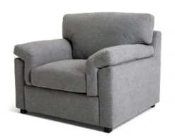 Habitat Florence Fabric Armchair - Grey 12 Habitat Florence Fabric Armchair - Grey -Habitat 9574654 R Z002A