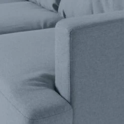 Habitat Joshua Fabric Right Hand Corner Chaise Sofa - Blue -Habitat 9581812 R Z008A