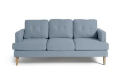 Habitat Joshua Fabric 3 Seater Sofa - Blue -Habitat 9589632 R Z002A
