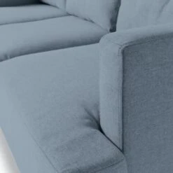 Habitat Joshua Fabric 3 Seater Sofa - Blue -Habitat 9589632 R Z009A