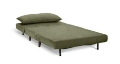 Habitat Roma Small Double Velvet Chairbed - Sage Green 7 Habitat Roma Small Double Velvet Chairbed - Sage Green -Habitat 9590322 R Z002A