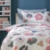 Habitat Animal Print White Kids Bedding Set - Single