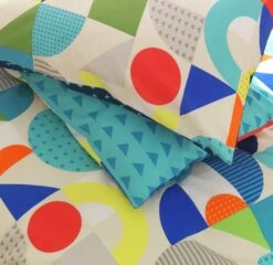 Habitat Kids Geo Shapes Twin Pack Bedding Set - Double -Habitat 9610790 R Z003A