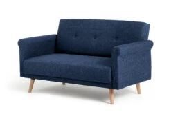 Habitat Evie Fabric 2 Seater Sofa In A Box - Navy Blue -Habitat 9612437 R Z007A