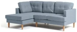 Habitat Joshua Left Hand Corner Chaise Sofa - Blue -Habitat 9621844 R Z002A
