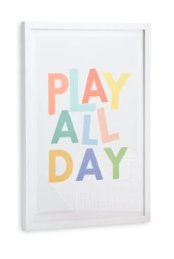Habitat Kids Play Slogan Framed Wall Art - 31x43cm 7 Habitat Kids Play Slogan Framed Wall Art - 31x43cm -Habitat 9650781 R Z002A